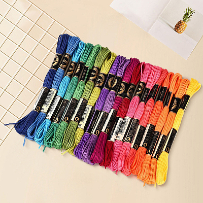 Polyester Embroidery Threads OCOR-WH20074-13B-04C-1