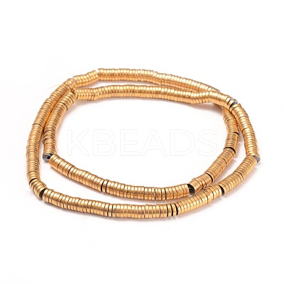 Electroplate Non-magnetic Synthetic Hematite Beads Strands X-G-I260-07A-1