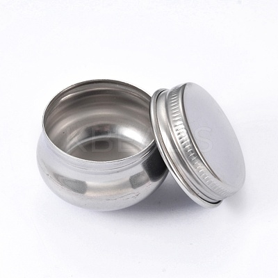 Stainless Steel Colour Modulation Bead Containers CON-WH0050-01-1