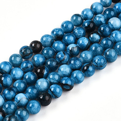 Natural Persian Jade Beads Strands G-A255-A02-04F-1