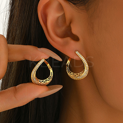 Brass Stud Earrings KY1239-1