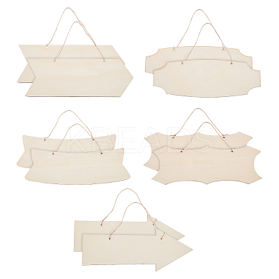 Wooden Ornaments WOOD-WH0107-32-1
