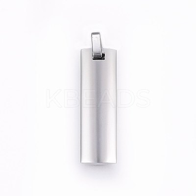 Non-Tarnish 304 Stainless Steel Pendants LS-STAS-O103-25C-1