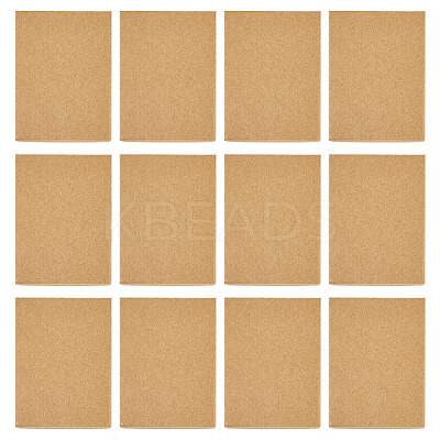 12Pcs Kraft Cotton Filled Cardboard Paper Jewelry Set Boxes CBOX-TA0001-16-1