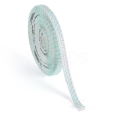 3 Yards Resin Self Adhesive Sewing Trim Hotfix Rhinestone Tape DIY-TA0013-15F-1