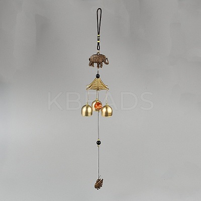 Alloy Wind Chimes AJEW-WH20006-259A-1