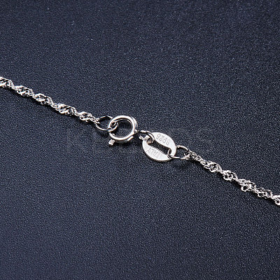 925 Sterling Silver Pendant Necklace JN128D-1