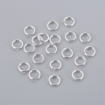 304 Stainless Steel Open Jump Rings X-STAS-E464-09A-S-1