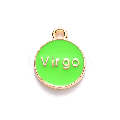 Alloy Enamel Pendants ENAM-S124-01B-06B-1