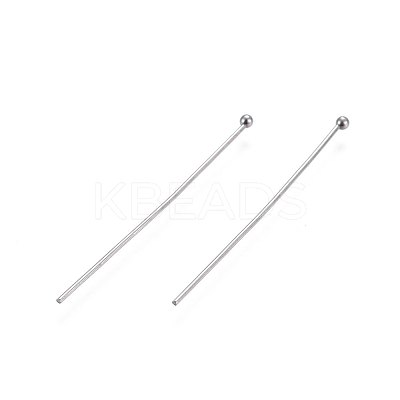 Tarnish Resistant 304 Stainless Steel Ball Head Pins STAS-L221-49P-1