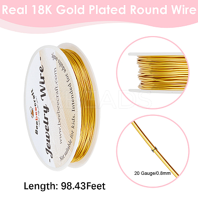 30M Brass Wire KK-BBC0021-58G-1