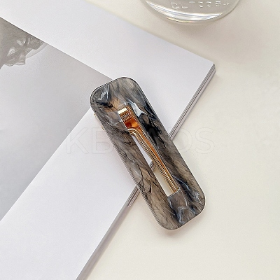 Acrylic Rectangle Alligator Hair Clips PW-WGE1C53-03-1