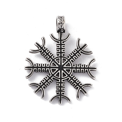 304 Stainless Steel Manual Polishing Pendants STAS-G267-13AS-1