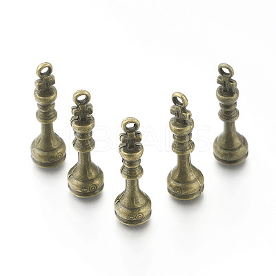 Alloy Chess Pendants PALLOY-H201-05AB-1