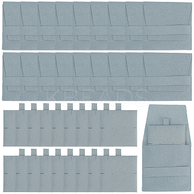 20Pcs Microfiber Jewelry Envelope Pouches ABAG-SP0001-47B-1