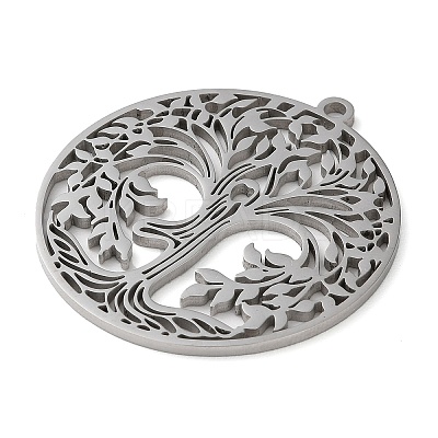 Non-Tarnish 304 Stainless Steel Pendants X-STAS-R116-08P-1