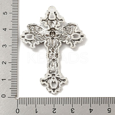 Tibetan Style Alloy Big Pendants TIBE-L013-02AS-04-1