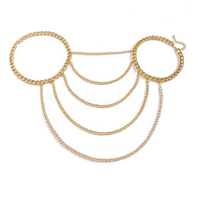 Ally Multi-Layered Twisted Chain Shoulder Body Chains for Women FS-WG6F463-01-1