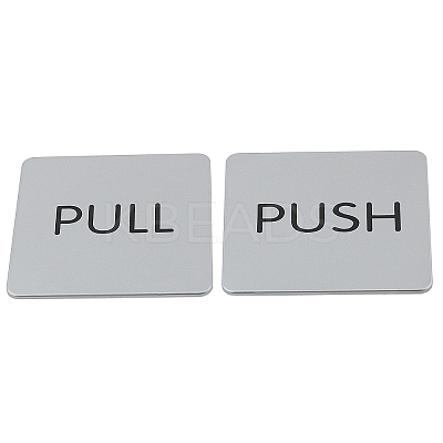 ABS Public Sign Stickers DIY-GF0002-49-1