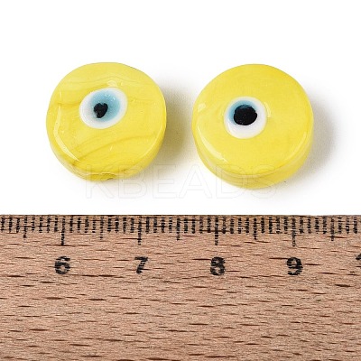 Handmade Evil Eye Lampwork Beads LAMP-N040-01B-1