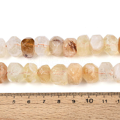 Natural Citrine(Heated) Beads Strands G-N347-17A-05-1