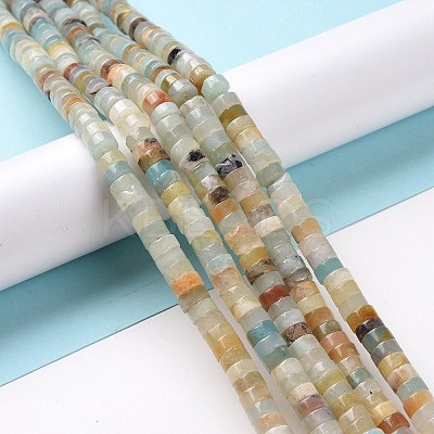 Natural Flower Amazonite Beads Strands G-D481-06-1