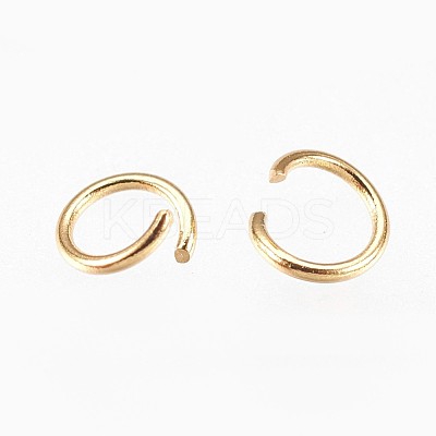 304 Stainless Steel Open Jump Rings STAS-P204-04G-1