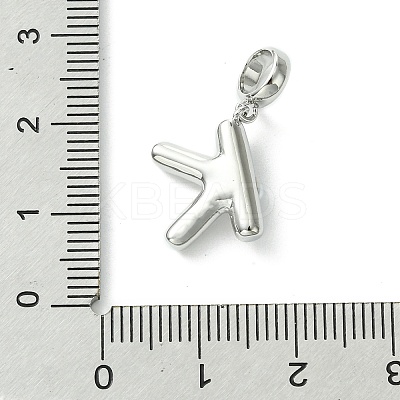Rack Plating Brass with ABS Plastic Pearl European Dangle Charms KK-G501-02K-P-1