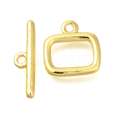 Brass Toggle Clasps KK-B121-05G-1
