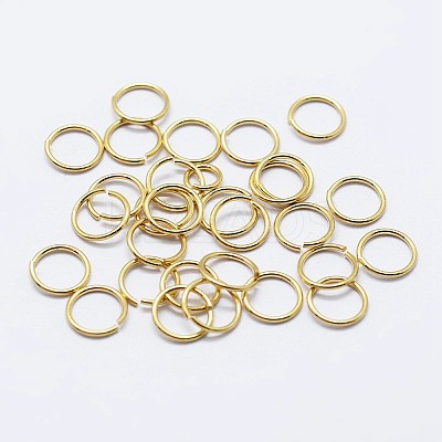925 Sterling Silver Open Jump Rings STER-F036-02G-1x4mm-1