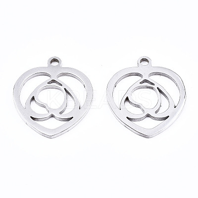 Non-Tarnish 201 Stainless Steel Pendants LS-STAS-T044-195P-1