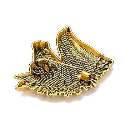 Alloy Rhinestone Brooches Pins LS-JEWB-I049-05AG-1
