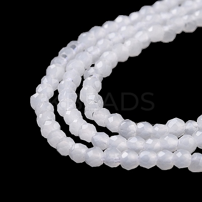 Glass Imitation Jade Beads Strands X-GLAA-H021-05-01-1