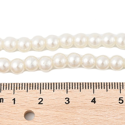 Round Acrylic Beaded Stretch Bracelets LS-OACR-XCP0001-13-1
