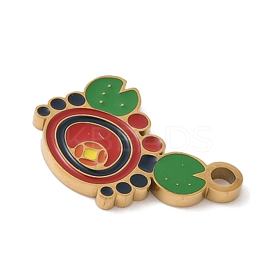 304 Stainless Steel Enamel Pendants LS-STAS-K312-05A-G-1