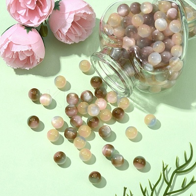 100Pcs Resin Beads RESI-YW0004-59A-1