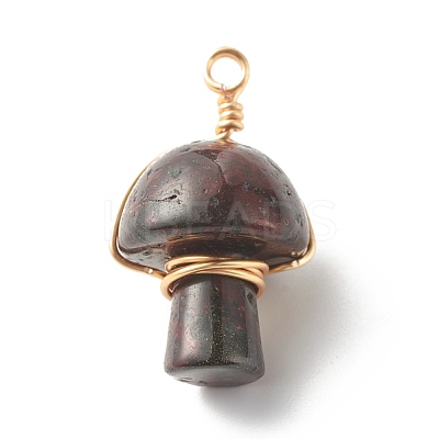 Natural Mixed Gemstone Pendants PALLOY-JF01134-1