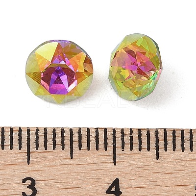 Glass Rhinestone Cabochons RGLA-L029-09B-VRLA-1