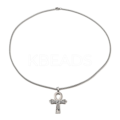 Non-Tarnish 201 Stainless Steel Pendant Necklaces NJEW-M212-01A-P-1