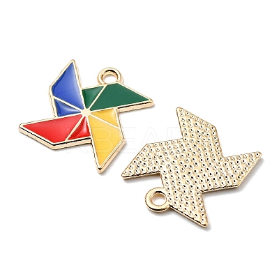 Alloy Enamel Pendants ENAM-YW0002-35A-1