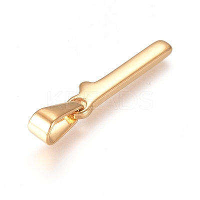304 Stainless Steel Pendants STAS-L210-05H-G-1