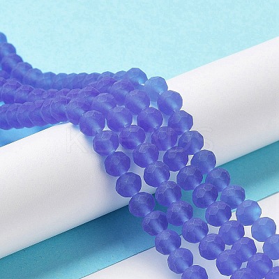 Transparent Glass Beads Strands EGLA-A034-T10mm-MD31-1