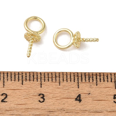 Brass Bead Cap Bails LS-KK-G499-09B-G-1