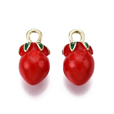 Alloy Enamel Charms ENAM-N056-404C-1