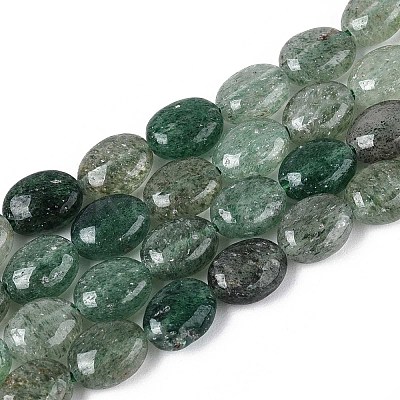 Natural Green Strawberry Quartz Beads Strands G-T142-17-1