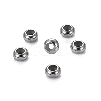 304 Stainless Steel Beads STAS-S103-18A-P-1