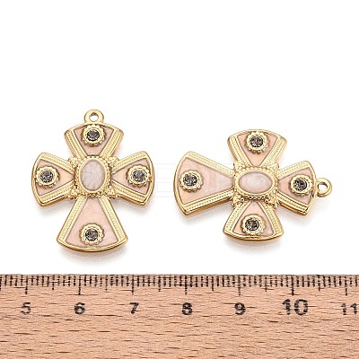 304 Stainless Steel with Enamel Pendants STAS-T068-107B-G-1