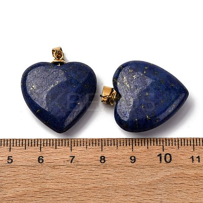 Dyed Natural Lapis Lazuli Pendants G-G287-01G-08-1