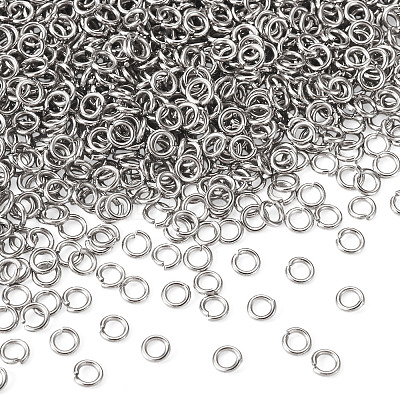 304 Stainless Steel Open Jump Rings STAS-TA0002-99A-1