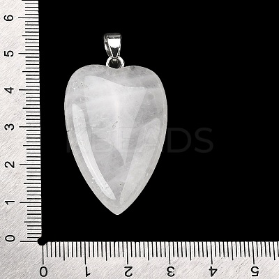 Natural Quartz Crystal Pendants G-F820-04P-16-1